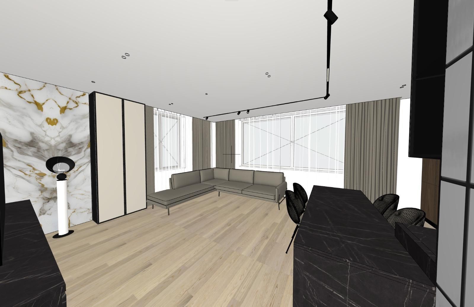 Penthouse nemobilat cu terasa de 18 mp in Campeador Sweet Green - Poză 3