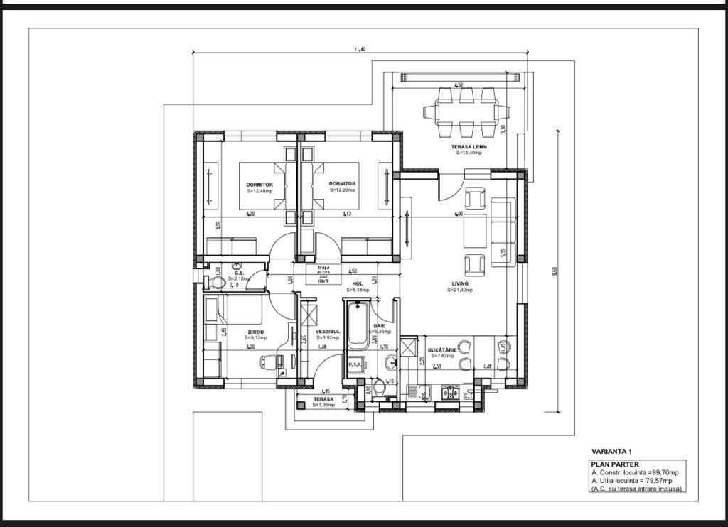 CASA INDIVIDUALA - 4 CAMERE, 333 MP TEREN,PARTER + POD, COMISION 0% - Schiță 23