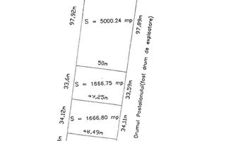 Teren 10.000 mp, deschidere la trei strazi | Postalionului - Schiță 6