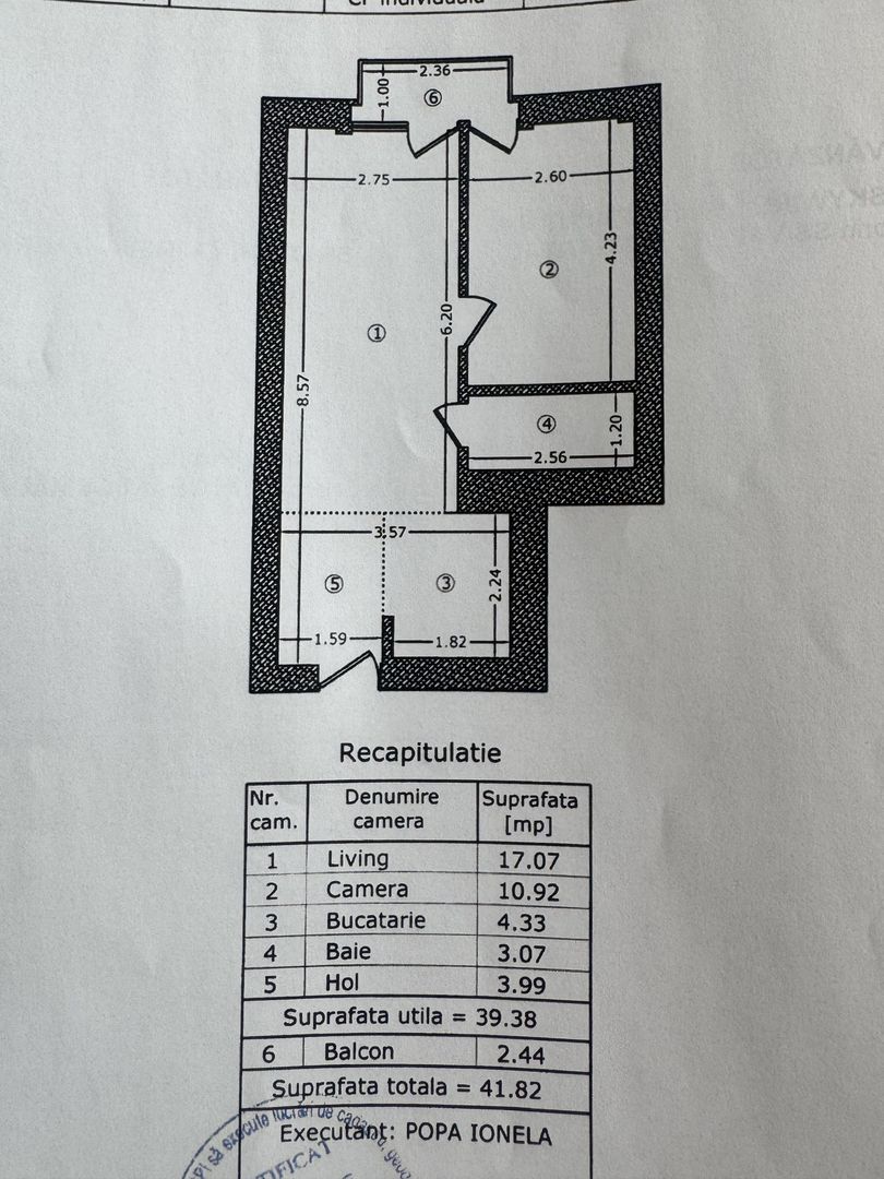 2 camere || LOC DE PARCARE|| AVIATIEI PARK - Schiță 16