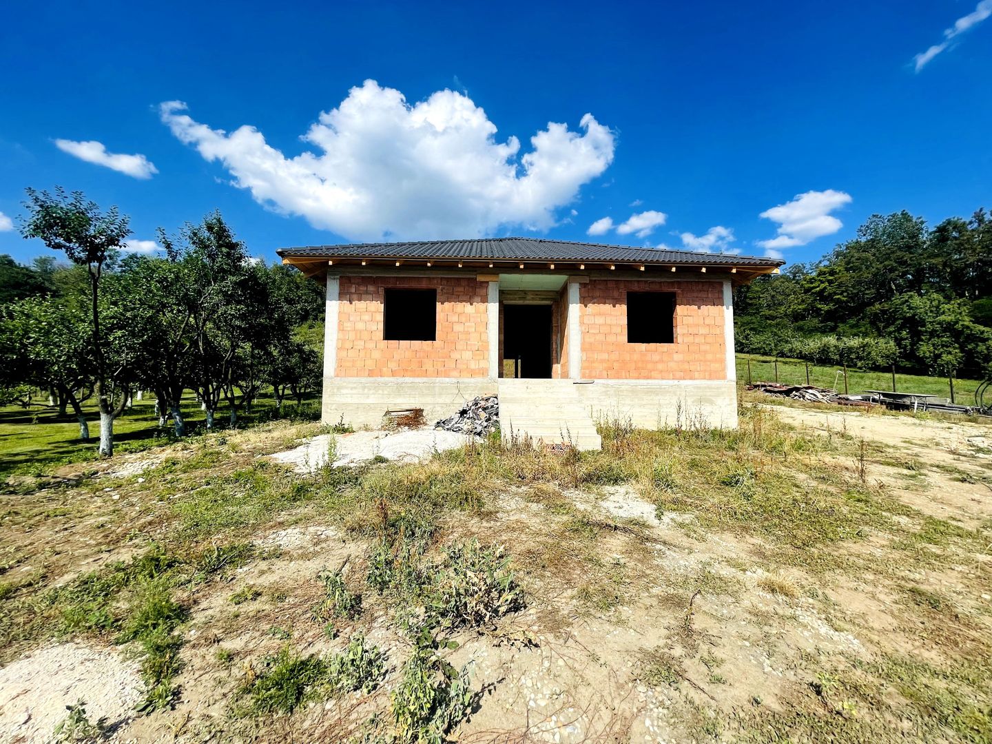 Casă Parter la Roșu – Hidișelul de Sus, Teren Generos 2776 mp - Poză 1