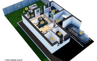 Reședință Modernă cu Finisaje Distinse - Poză 4