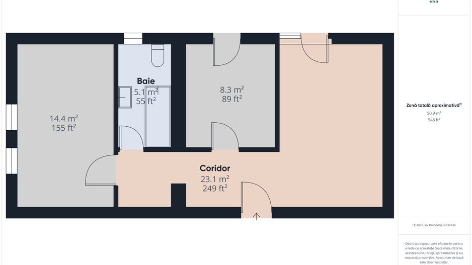 Apartament nou cu 2 camere și loc parcare etaj 2 Giroc - Timișoara - Poză 16