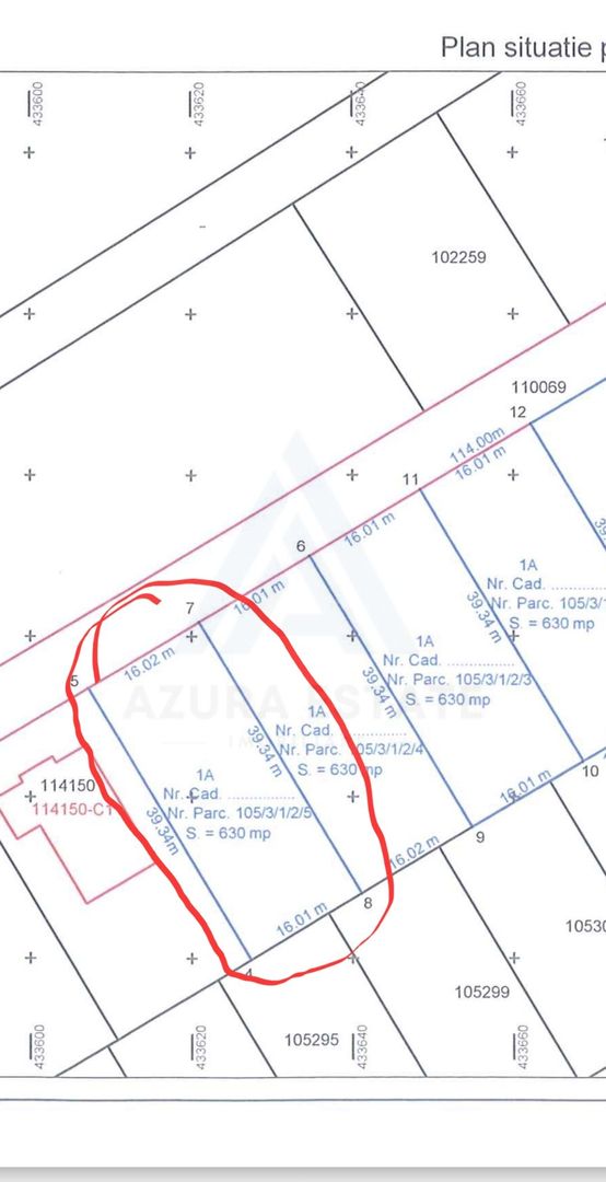 Teren intravilan pentru constructie casa individuala, 630 mp - Poză 5