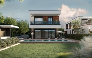 Vila exclusivista cu piscina si ponton pe malul Lacului Snagov - Poză 2