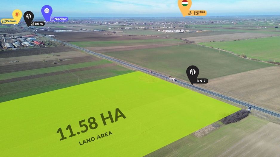 Teren folosinta conditii speciale | Oportunitate investitie | Nadlac - Poză 1