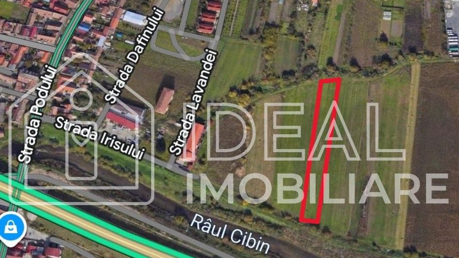 Teren 1.900 mp cu acces drum – oportunitate dezvoltare imobiliară, Sibiu - Poză 1