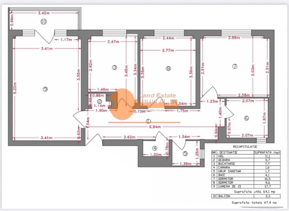 3 camere Tineretului ( 400 m metrou ) - Poză 1