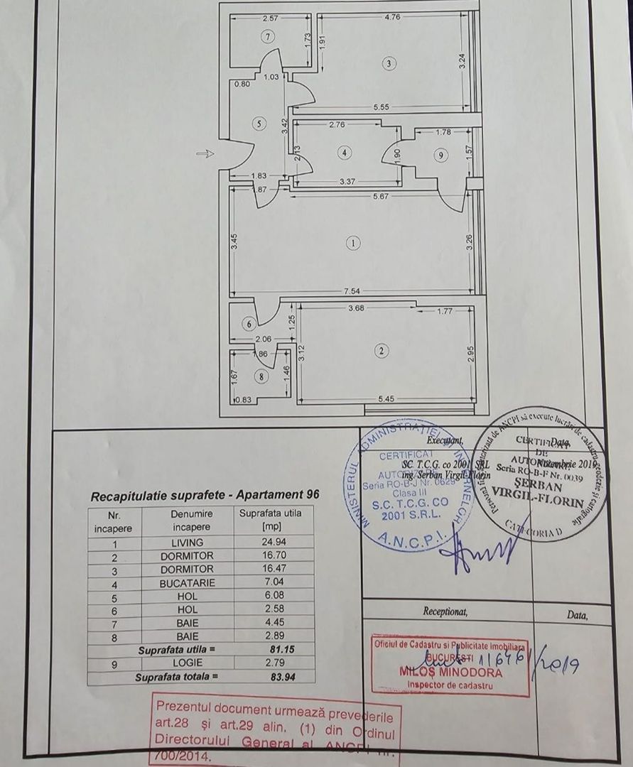 Apartament 3 camere l 81mp l 2 parcari incluse l 195.000euro - Poză 22