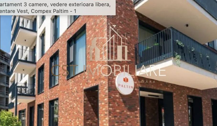 Apartament cu 3 camere, 2 bai si balcon – PALTIM, Timisoara - Poză 1