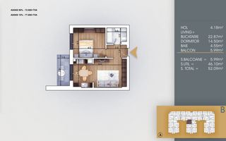 Pret promo Metrou la 8 minute Teclu Pallady Comercial Titan Ikea - Poză 4