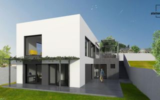 Vilă nouă design mediteranean, proiect deosebit și panoramă- 299.000 E - Poză 1