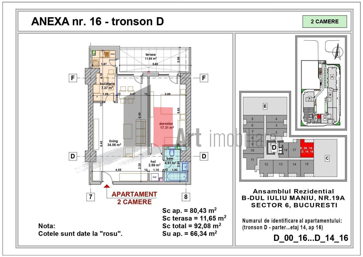 Apartament 2 Camere  + Loc de Parcare Subteran | Smart Residence Lujerului - Poză 2