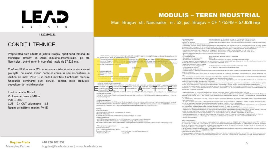 OPORTUNITATE INVESTIȚIE ZONA INDUSTRIALĂ/POTENȚIAL PARC INDUSTRIAL - Poză 4