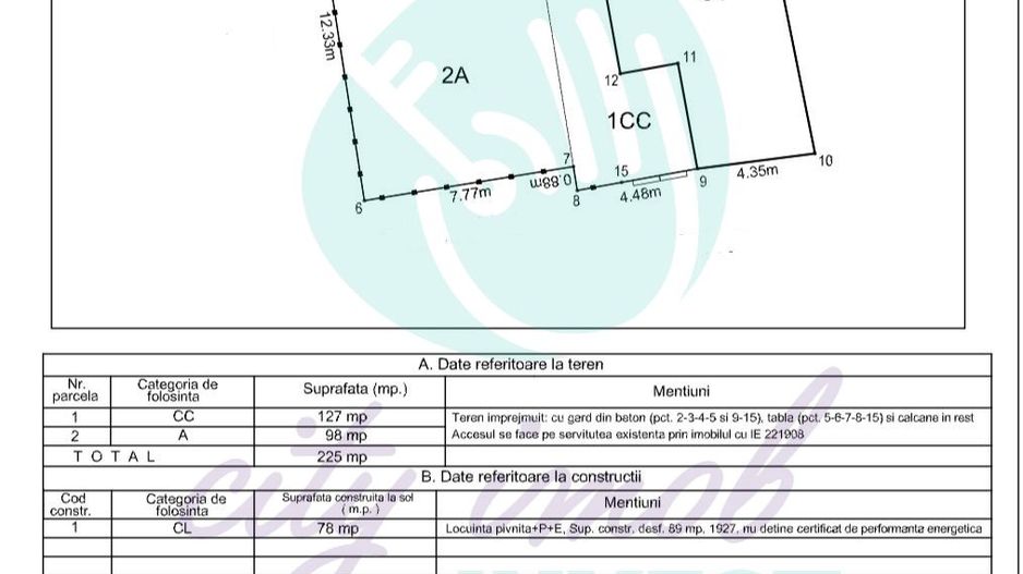 Căsuță interbelică în Cartierul Evreiesc | 225 mp teren | Curte liberă 135 mp - Poză 13