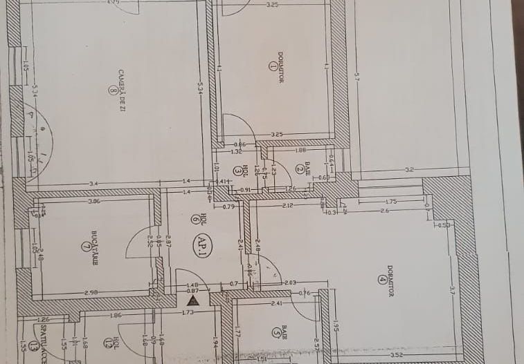 APARTAMENT 3 CAMERA CU TERASA UNIRII - Schiță 9