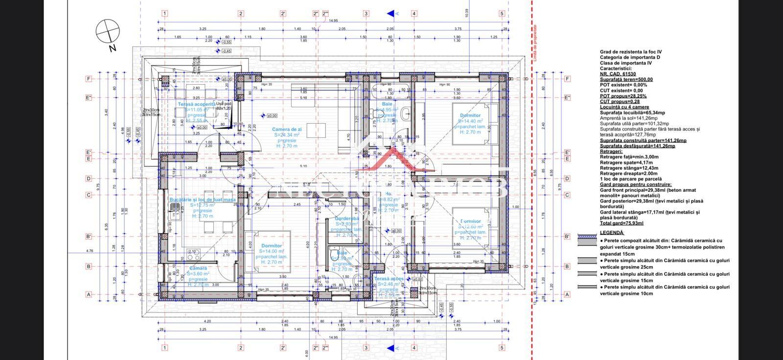 NECTORA IMOB-Casa semifinisata/la cheie Santandrei, 4 camere, 2 bai - Poză 18