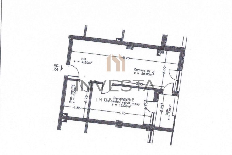Apartament 2 camere PREMIUM | parcare subterana | Zona Anton Pann - Schiță 9