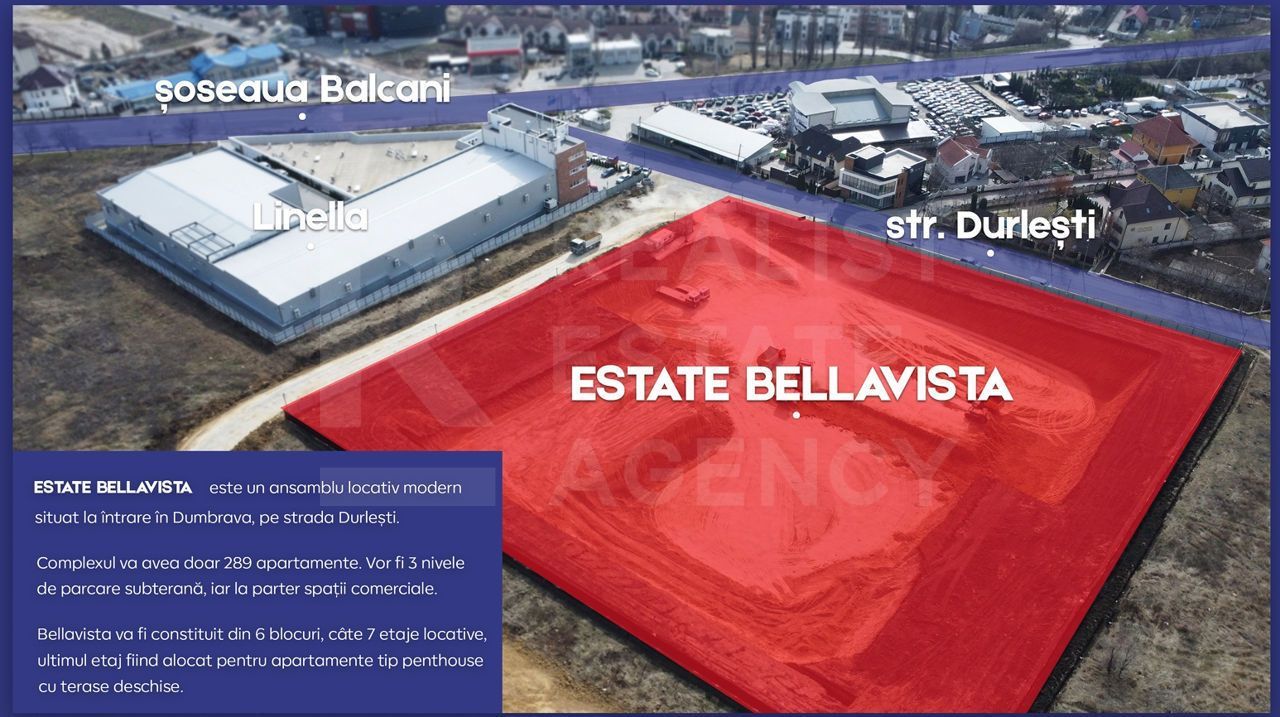 Vânzare, apartament, 2 camere, str. Durlești, Dumbrava - Poză 4