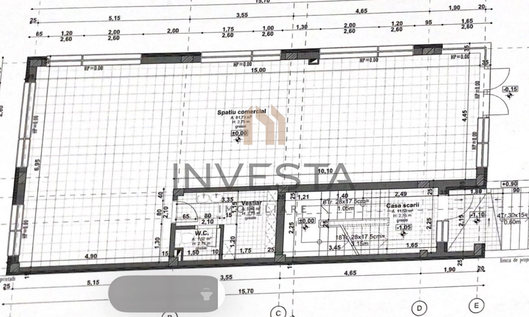 Spatiu comercial zona strazii Dunarii! - Schiță 4