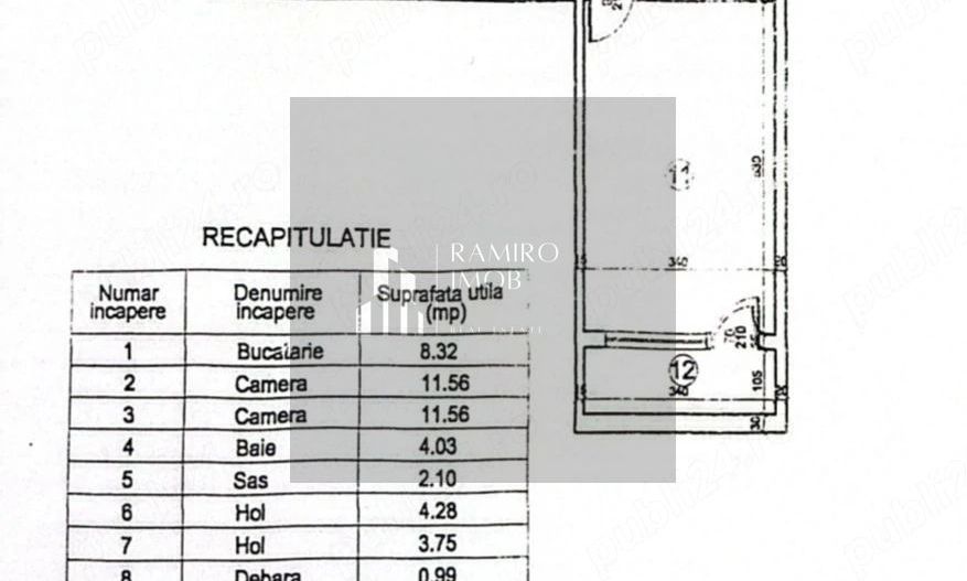 Apartament 3 camere 71 mp etaj 2 Turnu Magurele/Grand arena - Poză 7