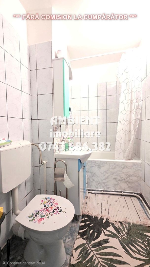 Apartament cu 3 camere, mobilat si utilat, etaj 3, VASLUI zona CENTRU; - Poză 5