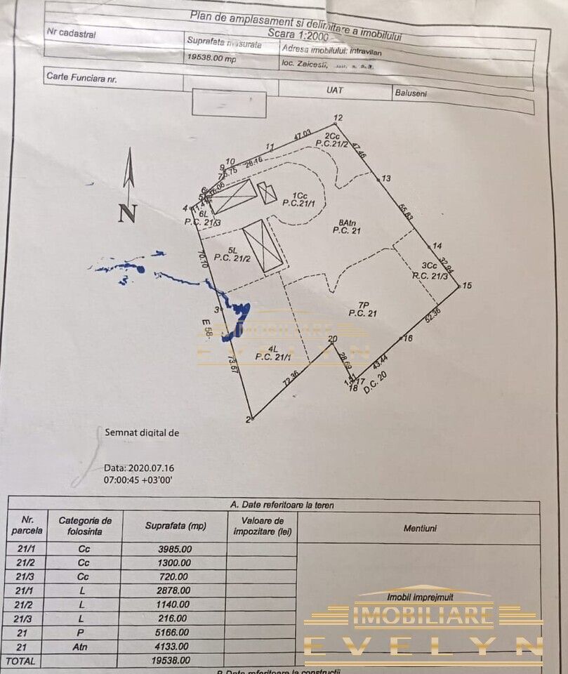 Ferma de vanzare cu teren 19655 mp, Zaicesti la strada principala - Poză 1