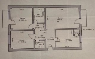 Soarelui | 3 camere | Decomandat | 2 băi | 2 balcoane | Necesita renovare - Poză 1