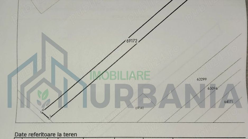 Teren intravilan de 2900 mp in Ruginoasa, Iasi, langa DN28 - Poză 1