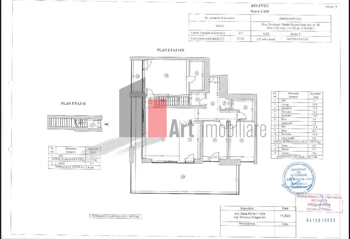 Penthouse de Lux cu 3 Dormitoare și Terasă Panoramică – One Cotroceni Park - Poză 22
