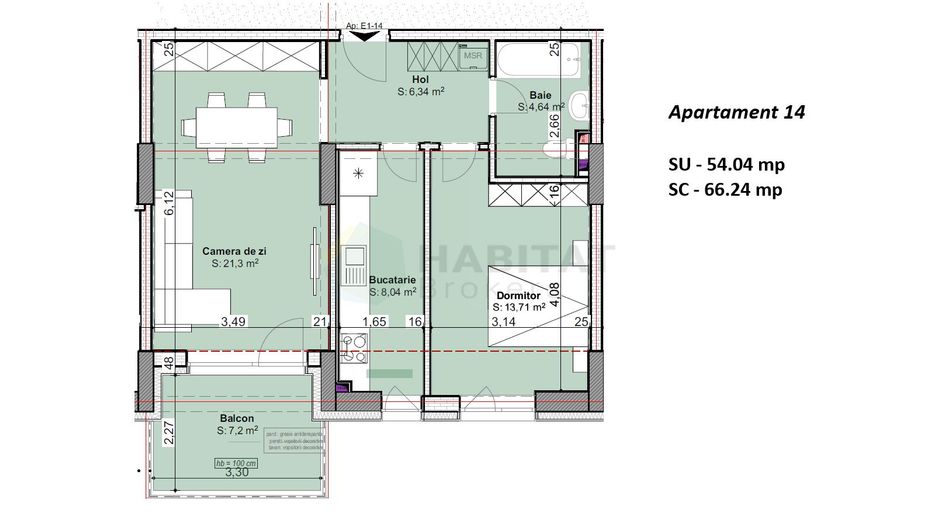 Apartament 2 camere Avangarde Harmony - Direct Dezvoltator - Poză 2