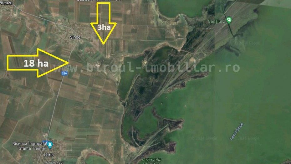 Vânzare teren agricol comasat direct la Soseaua  Istria - Sinoe - Poză 2