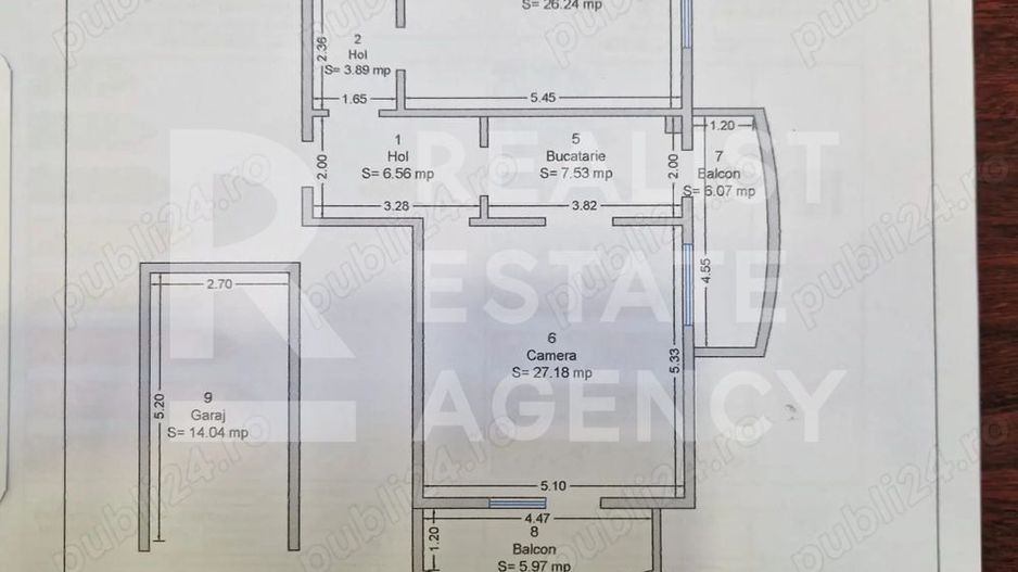 Vânzare, apartament, 2 camere, Timișoara - Schiță 9