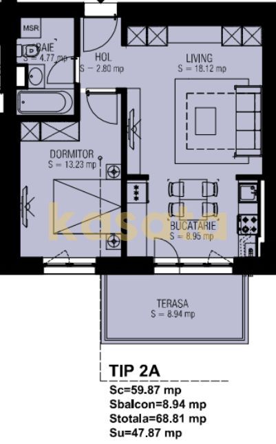 OPORTUNITATE | APARTAMENT 2 CAMERE |  BLOC NOU | REPUBLICA - Poză 6
