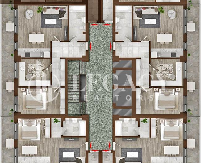 Apartament 2 camere, tip 4A, 4B, 5A, 5B - Copou Garden Residence - Poză 2