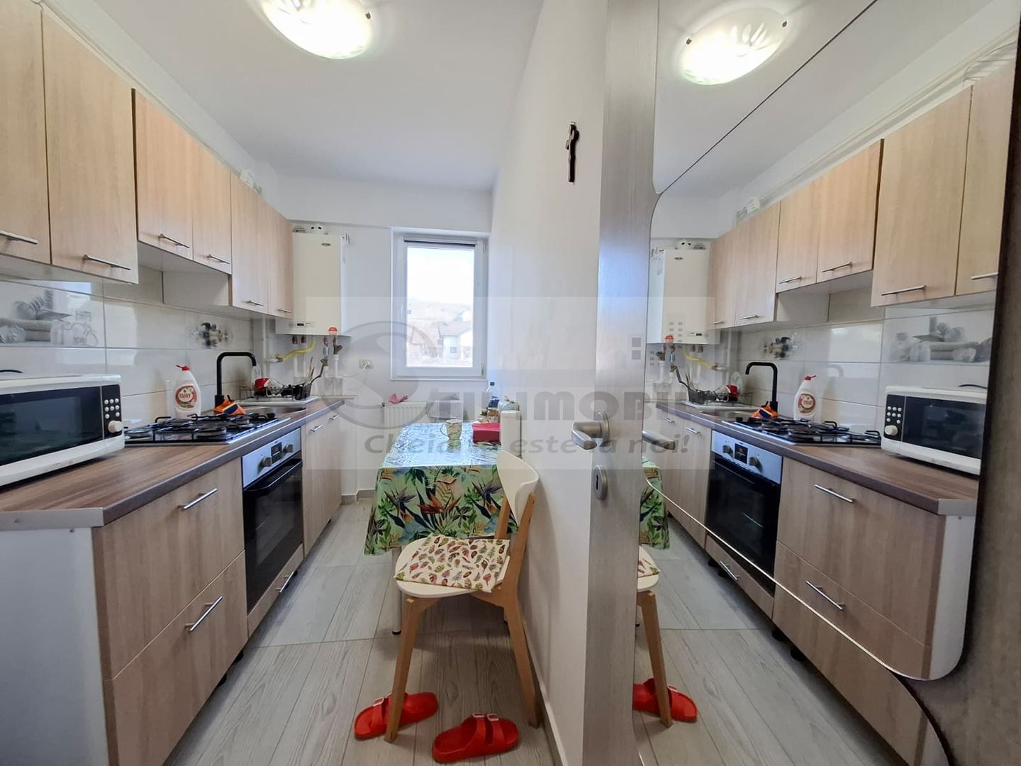 Apartament 1 camera, 32 mp, bloc 2022, Bucium, mobilat, parcare inclus - Poză 3