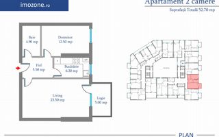 Militari-Metrou Preciziei la 5 minute de bloc - 2 Camere, 57.7 mp, Bloc Nou - Poză 6