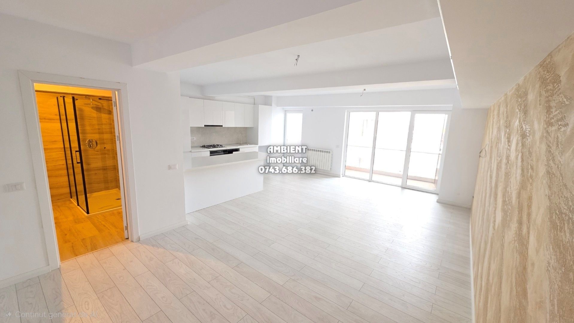 Apartament cu 2 camere, 90 mp, etaj 3, bloc NOU,  zona GARA; - Poză 4