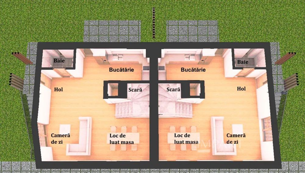 Duplex modern de vanzare in zona Auchan Iris! - Poză 11