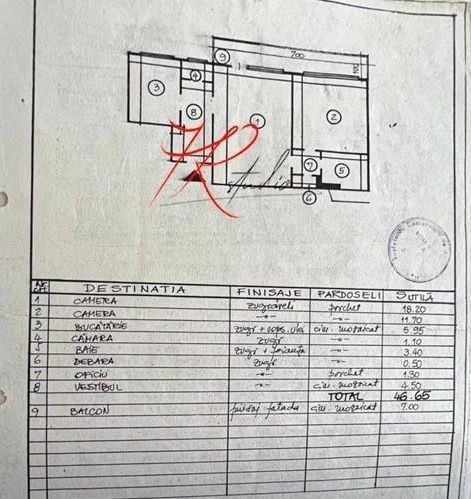 APARTAMENT 2 CAMERE | VEDERE SPATE | MIHALACHE - Schiță 10