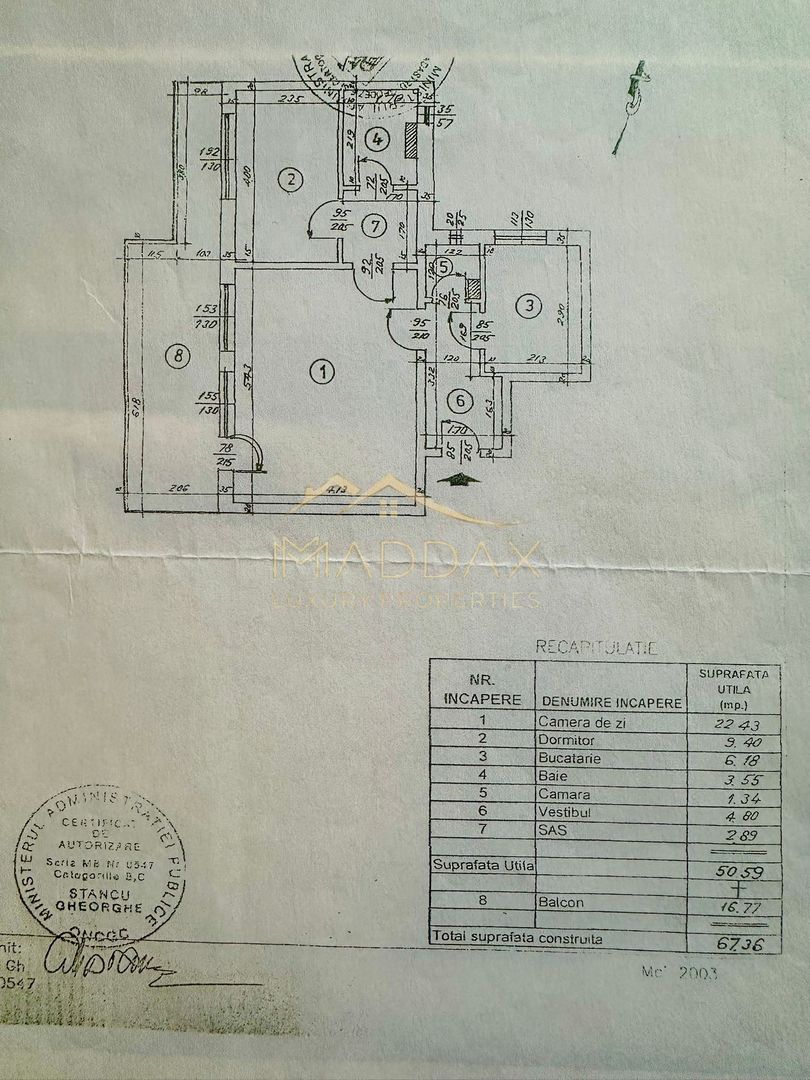 Apartament cu 2 camere // 67mp // Calea Dorobantilor - Schiță 37