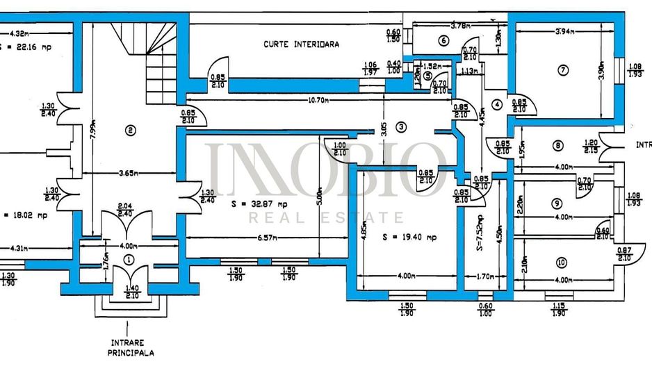 Apartament 4 camere in Vilă interbelică | Str. Pitar Moș - Romana - Schiță 5