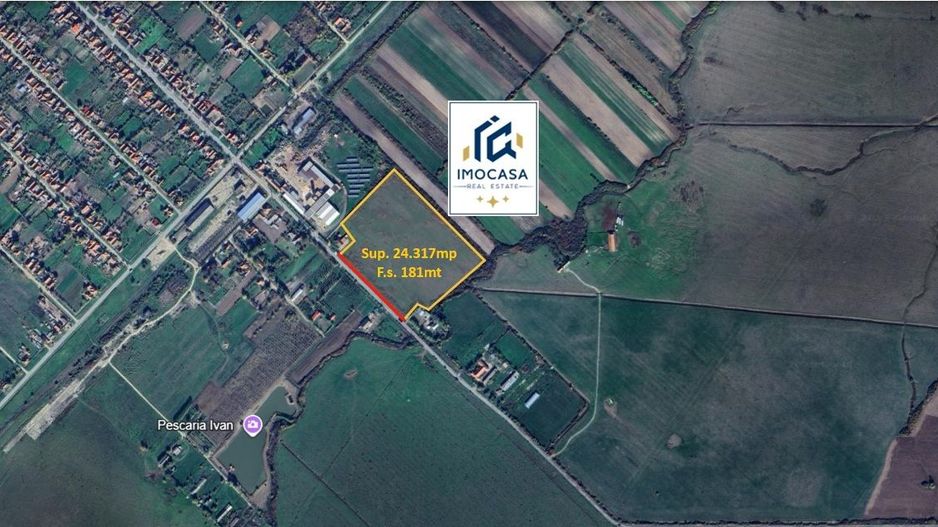 De vanzare Teren intravilan 46.336 mp Cermei Arad, FS DJ793 utilități - Poză 2
