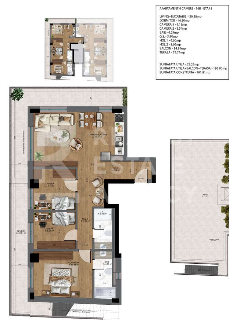 Vânzare, apartament, 4 camere, București - Poză 19