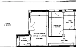 Penthouse modern 98 mp cu terasa spectaculoasa de 104 mp, zona Marasti - Poză 11