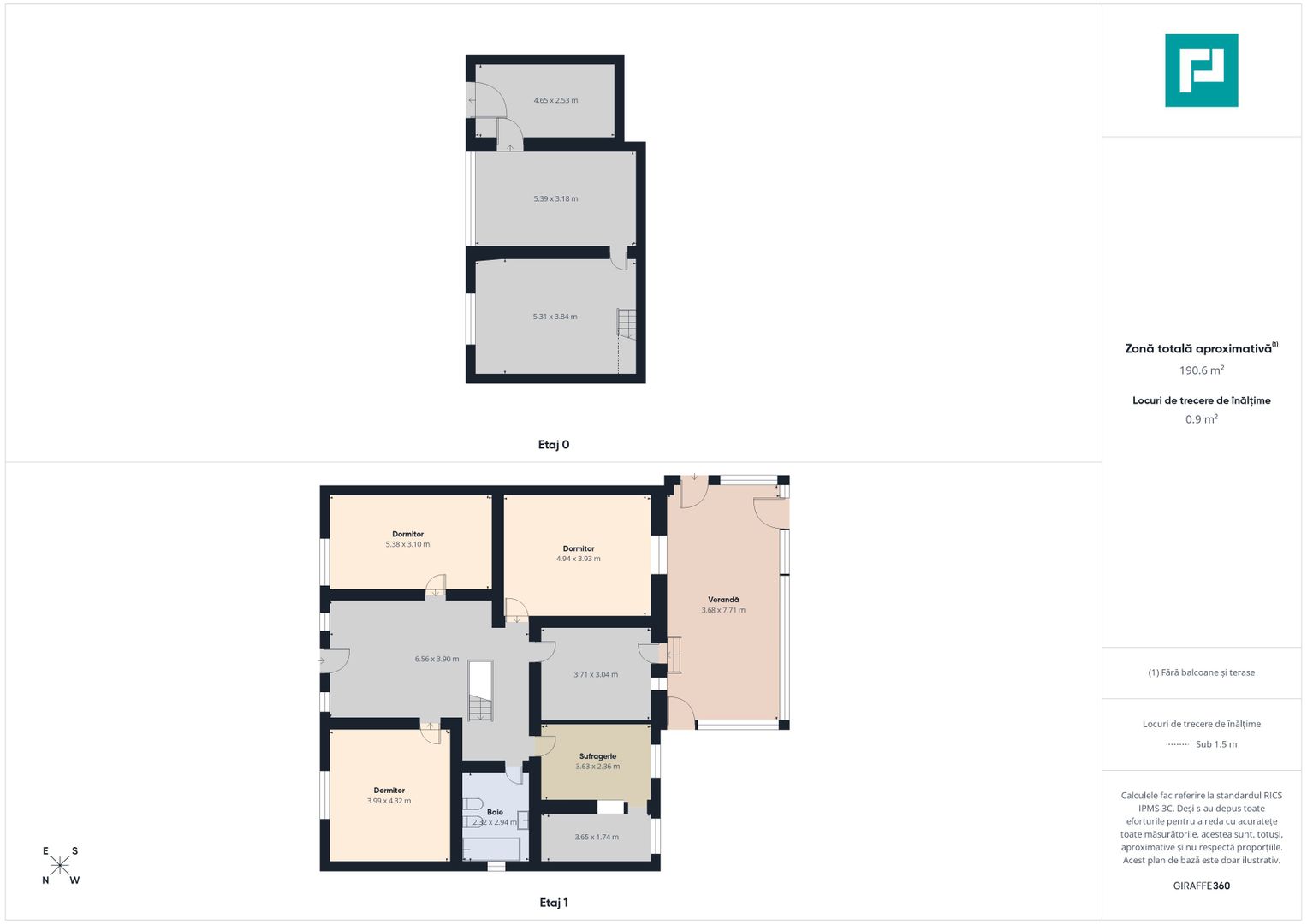 Casă retrasă Pișchia – 4 camere, teren 920 mp - Poză 6