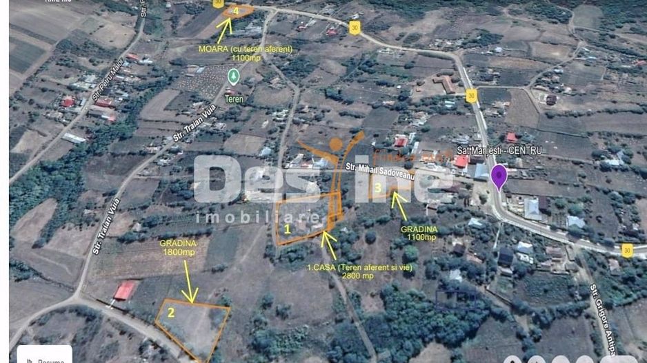 Domeniu complet: moara, casa batraneasca si terenuri  in Manjesti, Vaslui - Poză 3