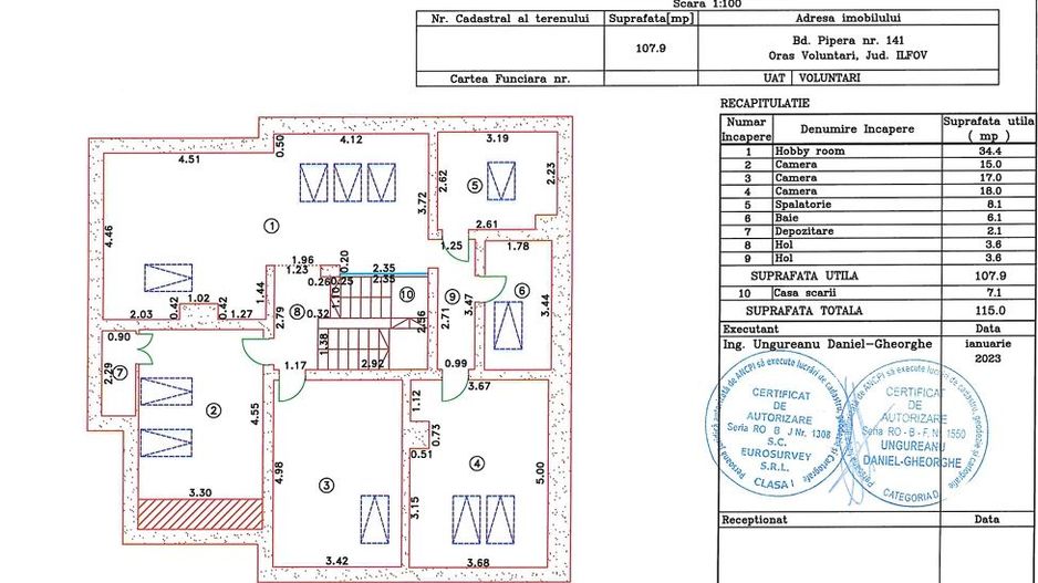 Vila duplex premium cu piscină | Oxford Gardens – Pipera |Lângă pădure - Schiță 20