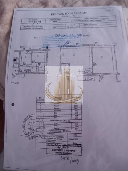 Se vinde apartament ( mansarda), 3 camere  74mp - Poză 7