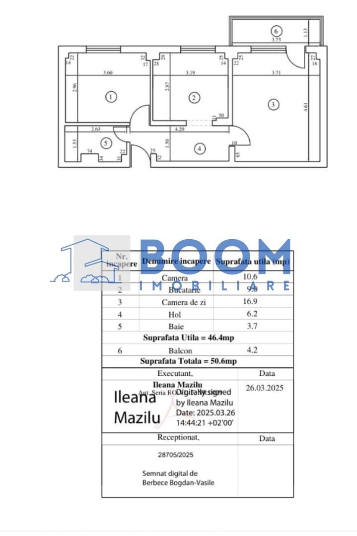 Apartament 2 camere | Etaj 1 | Zona Ostroveni | Gigacalorimetru - Poză 8